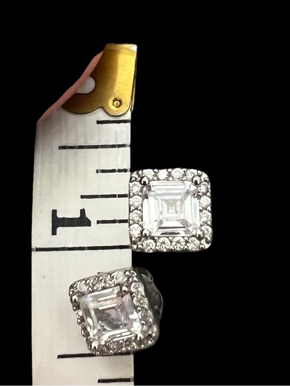 Crystal Stud Earrings - Picture 6 of 6